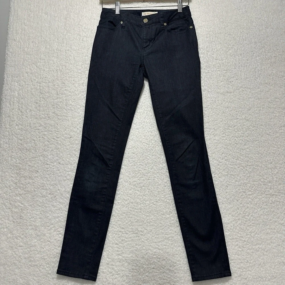 Tory Burch Women's Blue Dark WashLegging Jeans Size 26
